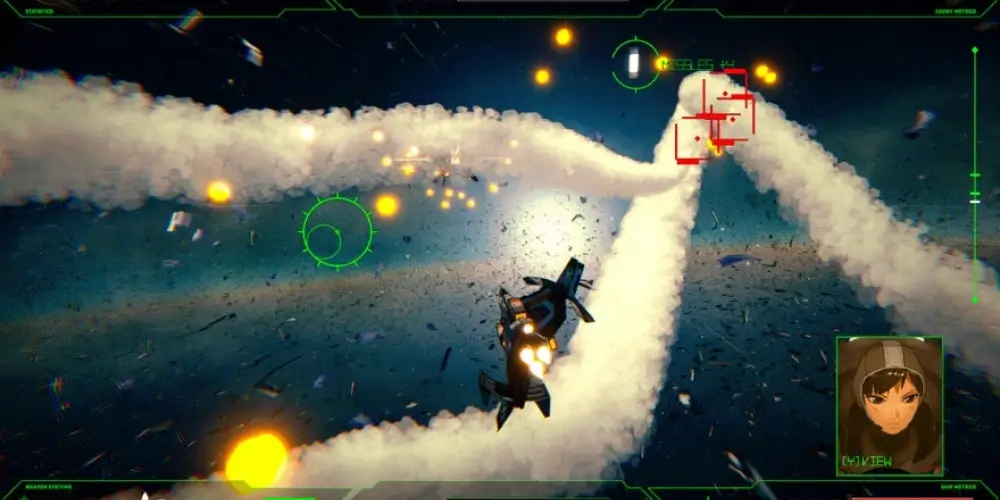 Rogue Flight: An Arcade Space Combat Game Inspired by '80s and '90s Prestige Anime